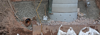 09.08.2018 – Das Entnahmebauwerk wächst weiter