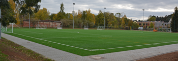 27.10.2018 – Der Kunstrasen ist fertig